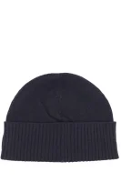 kepurė kotapran | su vilnos priemaiša BOSS ORANGE tamsiai mėlyna